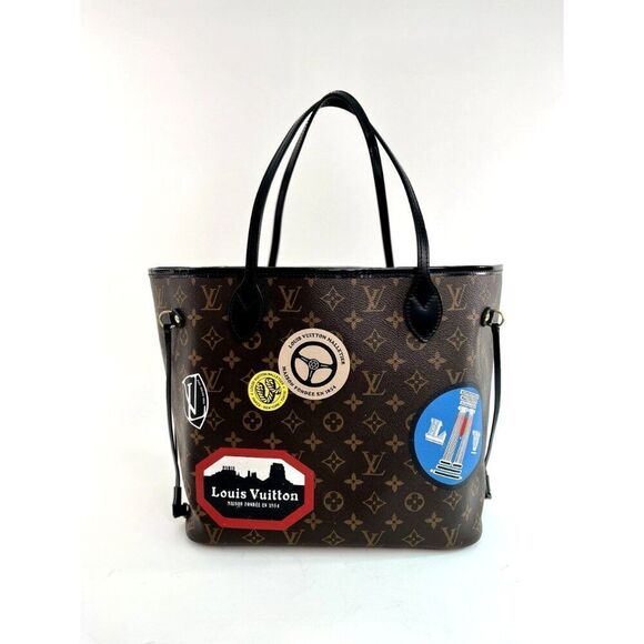Louis Vuitton Monogram World Tour Neverfull MM - Picture 2 of 13